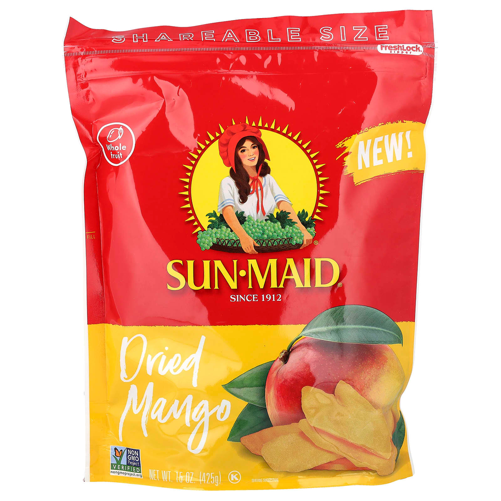 Sun-Maid, сушеное манго, 425 г (15 унций)