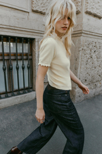 ТРИКОТАЖНЫЙ КАРДИГАН С КОРОТКИМ РУКАВОМ — ZARA