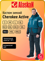 Костюм зимний Alaskan Cherokee Active поддерживающий 3XL зеленый/серый