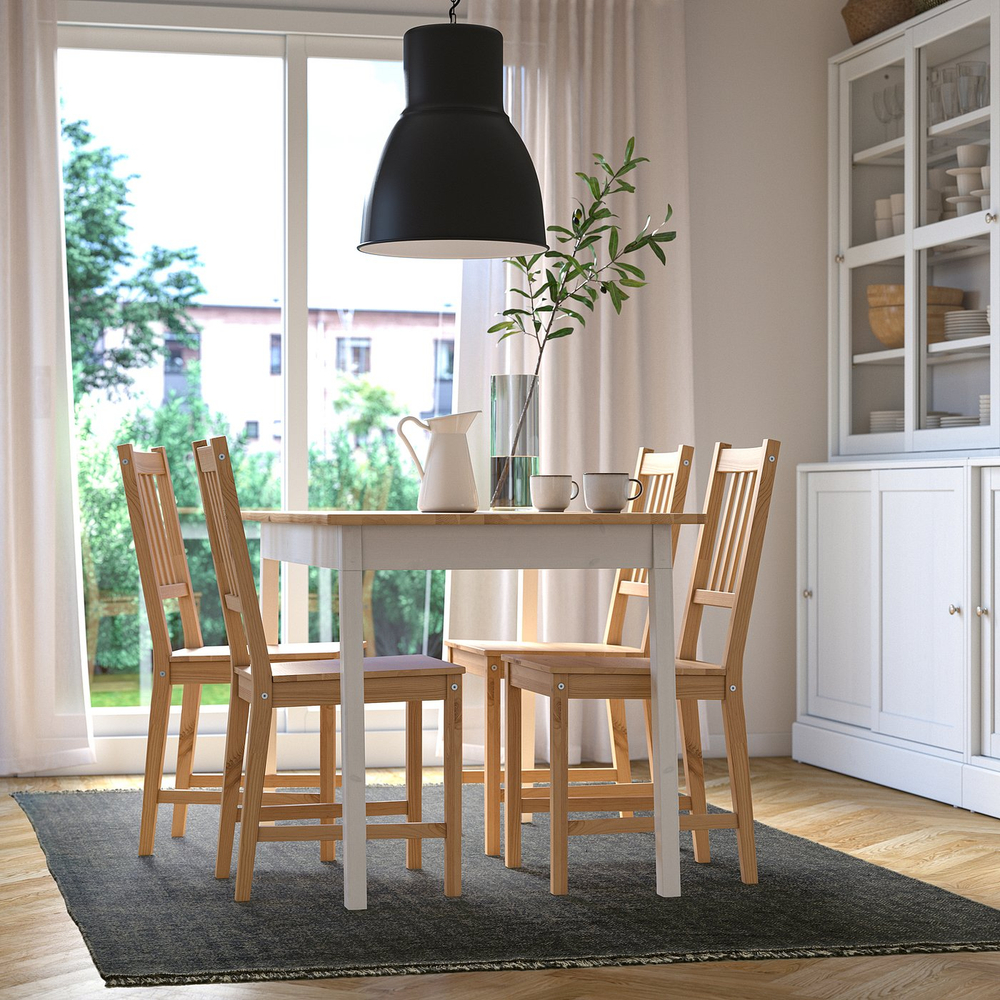 IKEA LOKBYTE  (ИКЕА ЛОКБИТЕ)  -  Ковер безворсовый - темно-синий/светло-бежевый 170х240 см