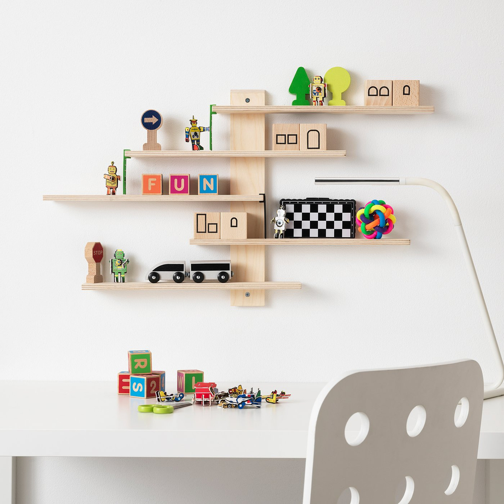 IKEA LUSTIGT  (ИКЕА ЛУСТИГТ)  -  Настенная полка 37х37 см