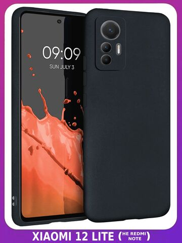 Мягкий Soft Touch чехол из силикона для XIAOMI 12 LITE (не REDMI NOTE!) с бархатной подкладкой