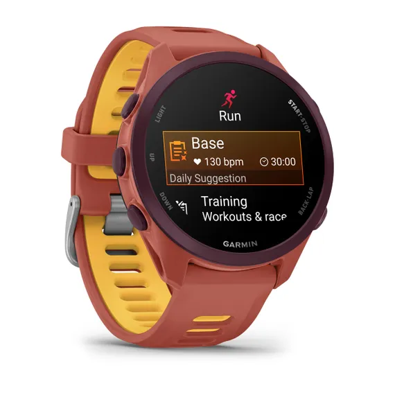 Forerunner 170 Music (красно-розовый с мангово-желтым ремешком)