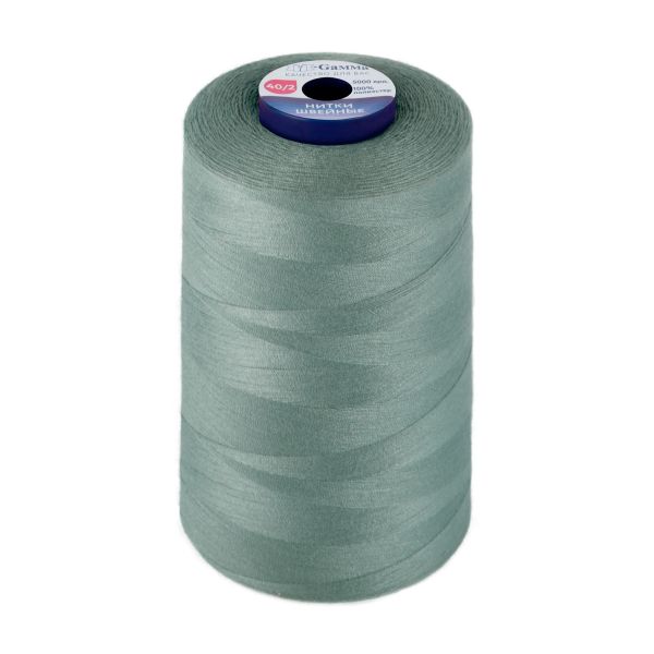 Нитки универсальные Gamma 40/2, 4570 м (5000 ярд) / 1 кат., 310 серо-голубой