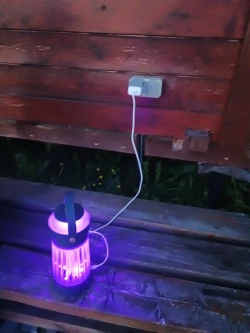 Лампа-уничтожитель ри комаров Andowl BL301, для дома и дачи, питание от USB