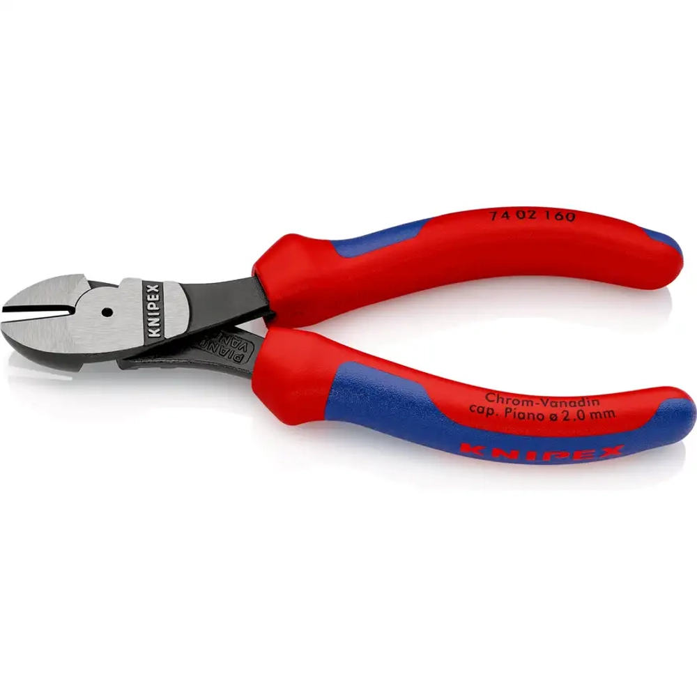 Кусачки боковые особой мощности черненые 160 мм Knipex 74 02 160 SB