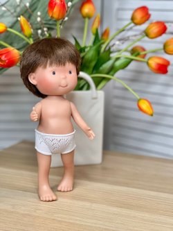 Кукла для девочки виниловая 30см Пиппо без одежды (2899W4)
