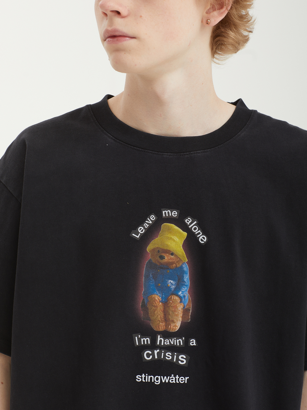 Мужская Футболка Crisis Bear