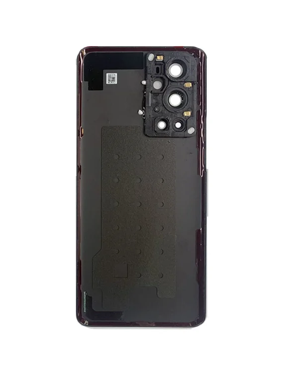 Задняя крышка для OnePlus 9 Pro черная (Stellar black) со стеклом камеры