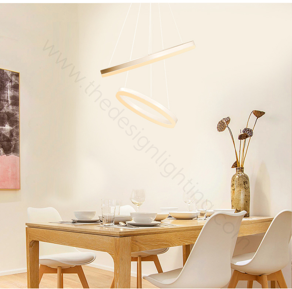 Pendant Led design lamp  Corona by SONNEMAN D80 (Grey)