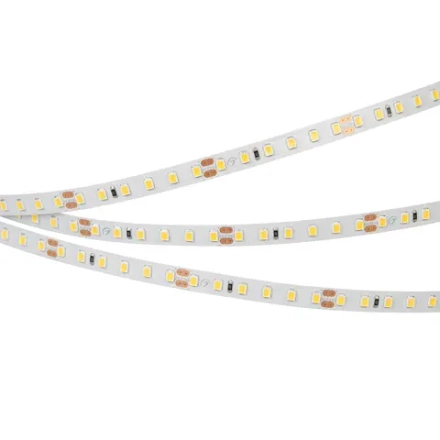 Лента RT-A120-8mm 24V Warm3000 (9.6 W/m, IP20, 2835, 5m) (Arlight, Открытый)