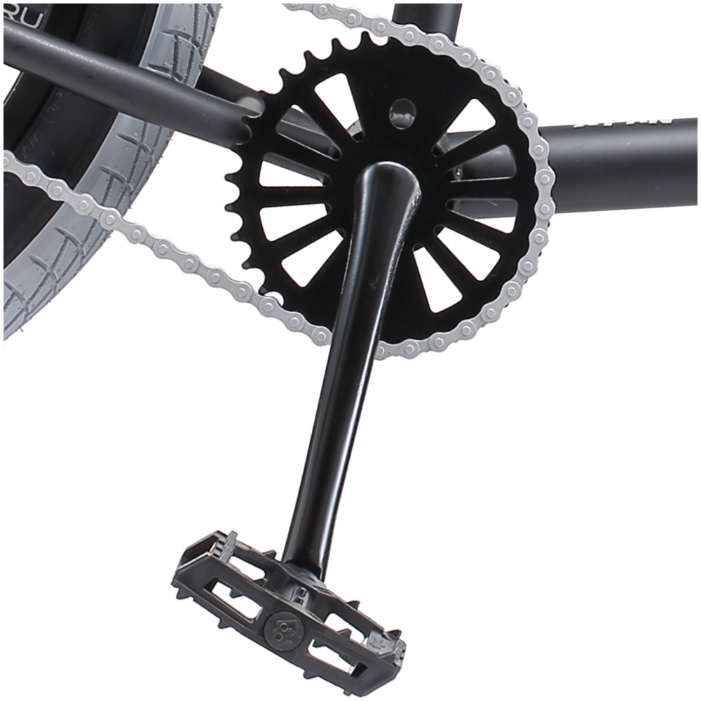 Велосипед BMX TechTeam Mack (2020) черный/белый 21" (требует финальной сборки)