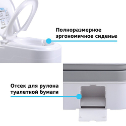 Биотуалет Lupmex 79002 24л с индикатором