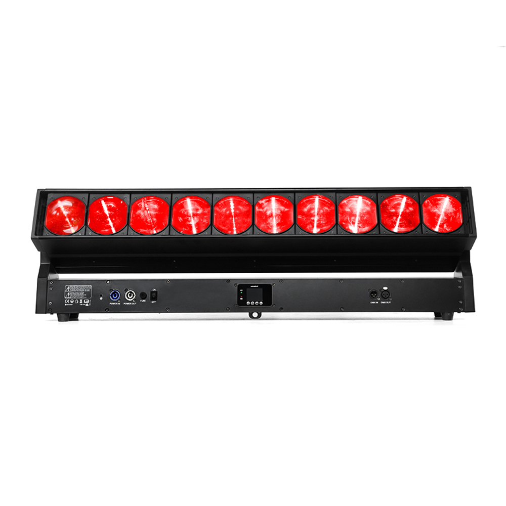 10x60W RGBW LED Zoom Moving Bar Light