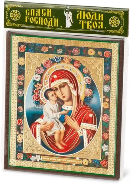 Икона БМ "Жировицкая" 10х12 на МДФ-6 (1012-1481Б)