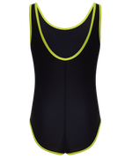 Купальник для плавания Edge Black/Lime, полиамид, детский