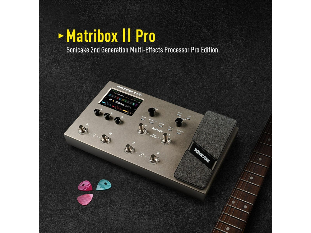 Гитарный процессор Sonicake Matribox II Pro QME-200