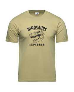 Футболка Dinosaurs explorer оливковая