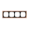 Рамка металлическая на 4 поста Systeme Electric ArtGallery Pure Медь GAL312504