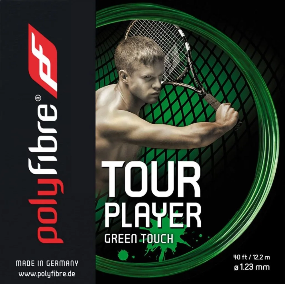 Струны теннисные Polyfibre Tour Player Green Touch (12,2 m)