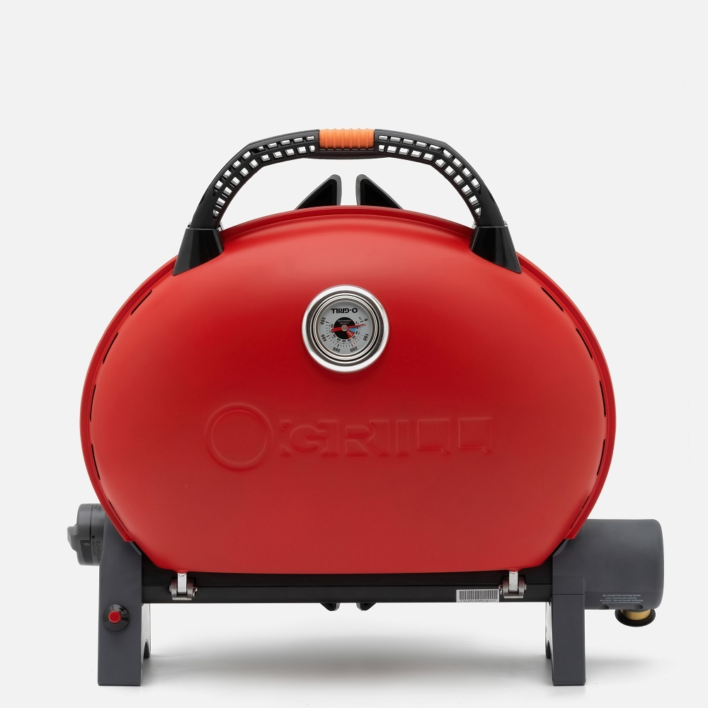 Гриль газовый O-GRILL 500MT красный, с термометром (в комплекте адаптер тип А)