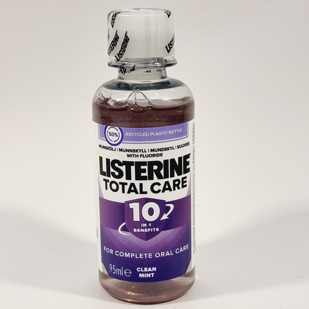 Ополаскиватель для полости рта Listerine Total Care 10 в 1, 95 мл (Из Финляндии)
