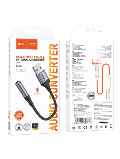 Переходник LS36 USB - AUX 3.5 Jack