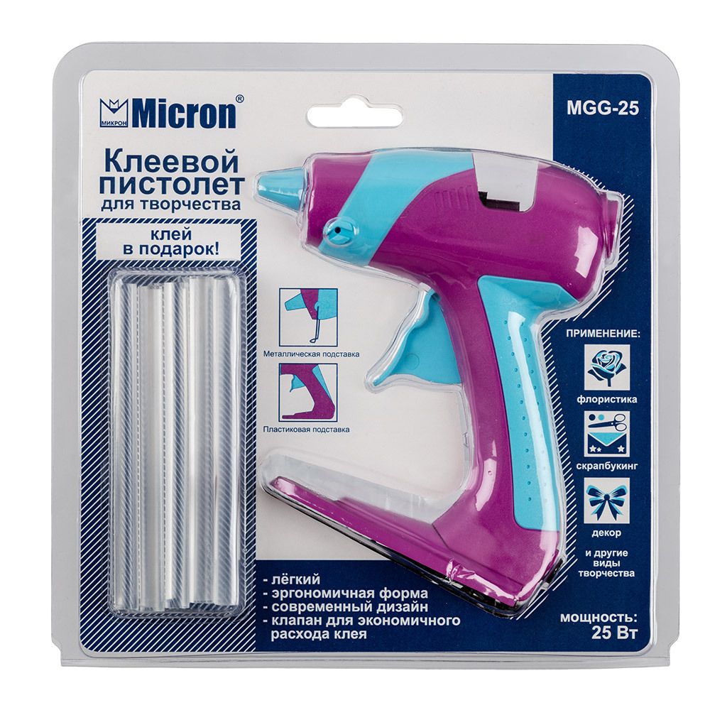 Клеевой пистолет для творчества, Micron MGG-25