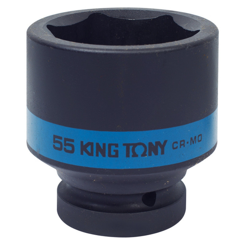 KING TONY (853555M) Головка торцевая ударная шестигранная 1", 55 мм
