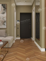 Ламинат Alpine Floor Chevron Art 12 мм Дуб Этна 1.232 м2