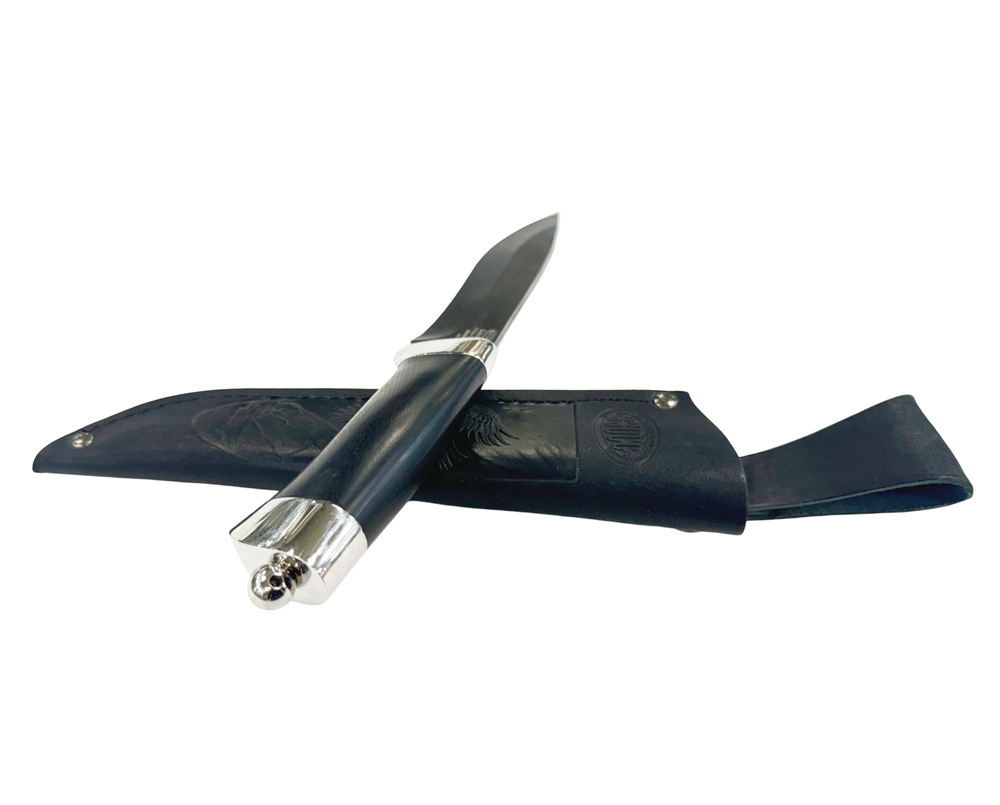 Нож Н6, сталь У10А-7ХНМ, Граб, никель, ЗЗОСС