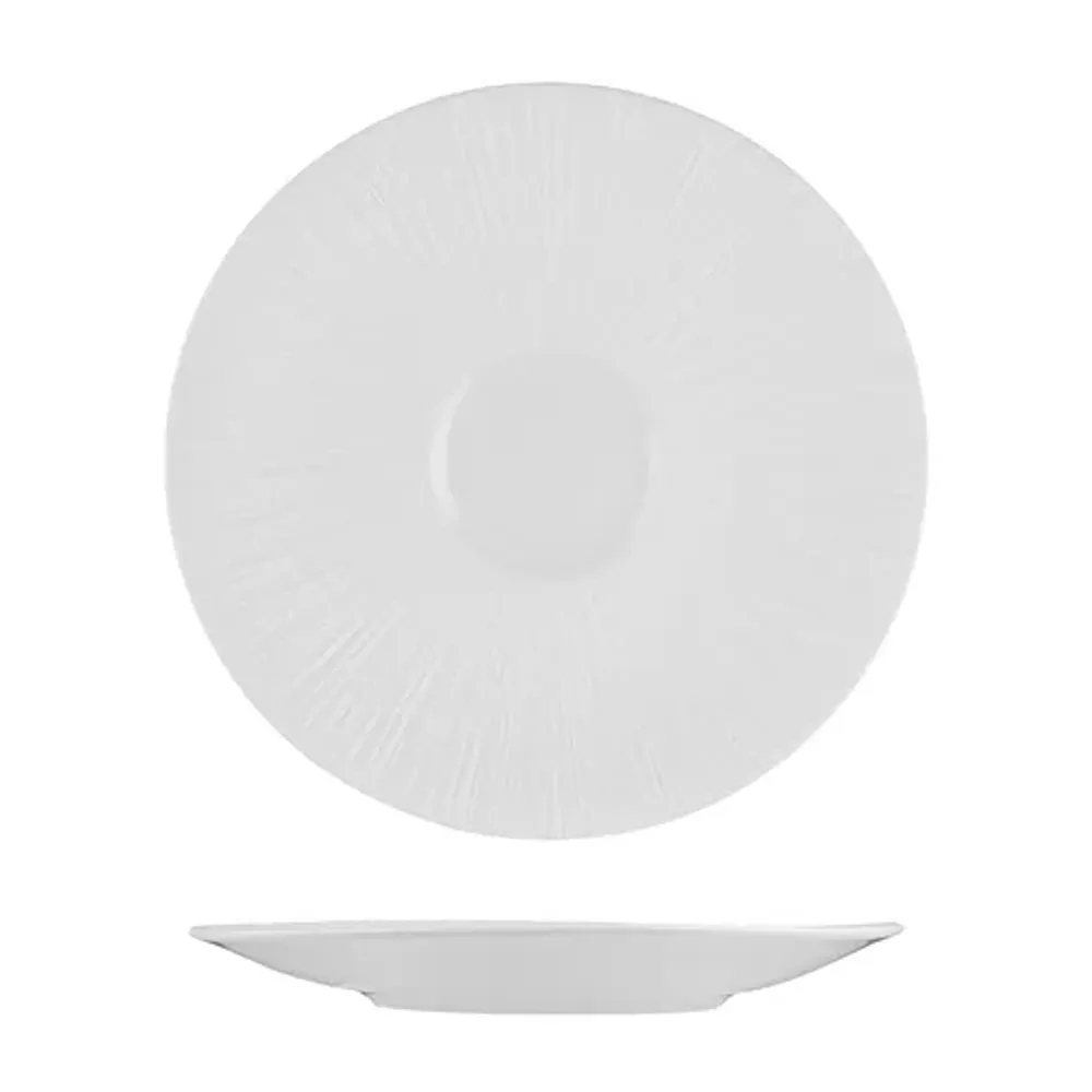 Блюдце d 12 см h1,8 см кофейное для чашки арт. 81222584 Frost White Moon P.L. Proff Cuisine [6]