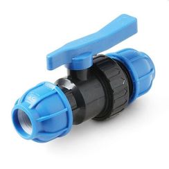 Кран шаровый TEBO обжим 20 для ПНД 33886