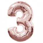 Цифра "3" (цвет на выбор) 1 шт
