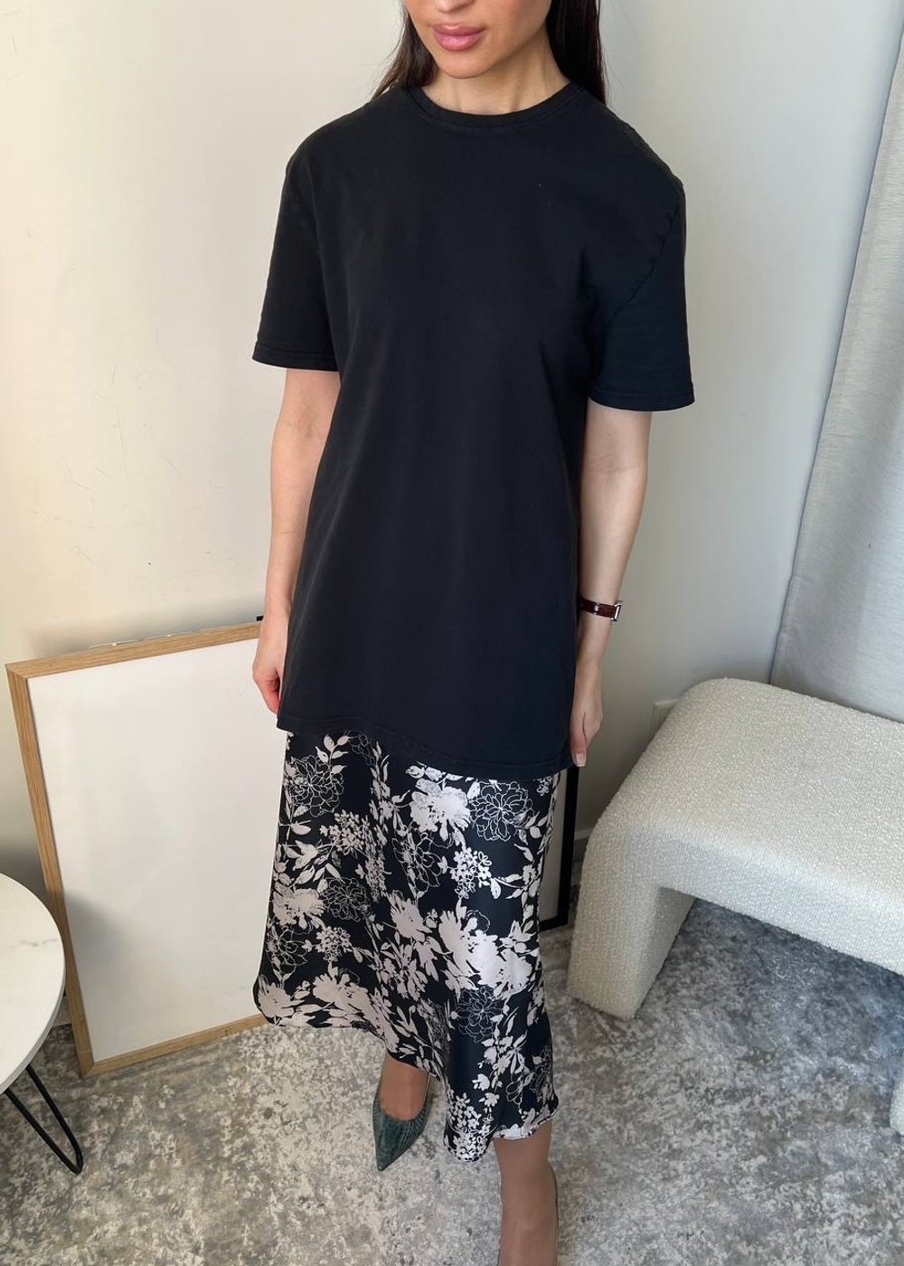 Хлопковая футболка Zara, S