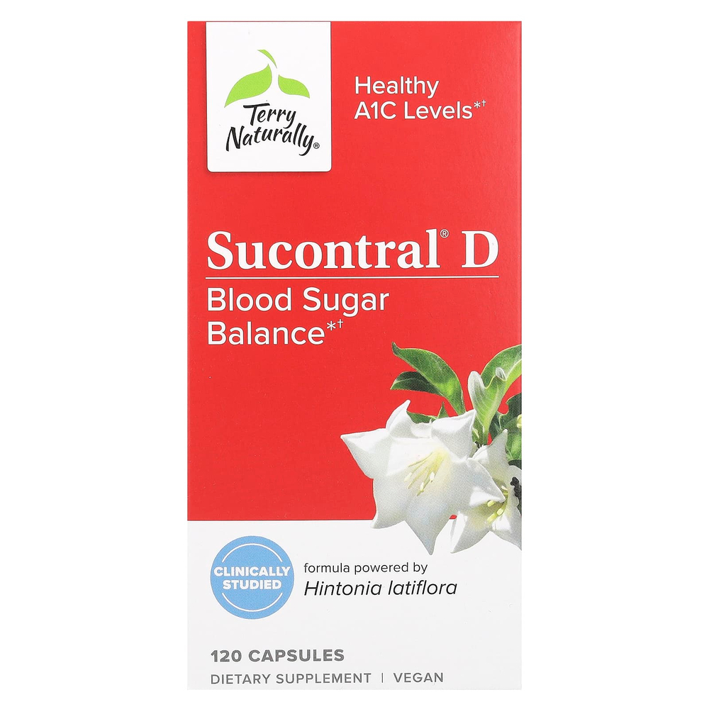 Terry Naturally, Sucontral D, 120 капсул