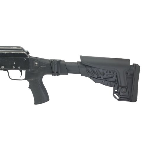 Складной приклад на Сайгу 12, DLG Tactical. Черный