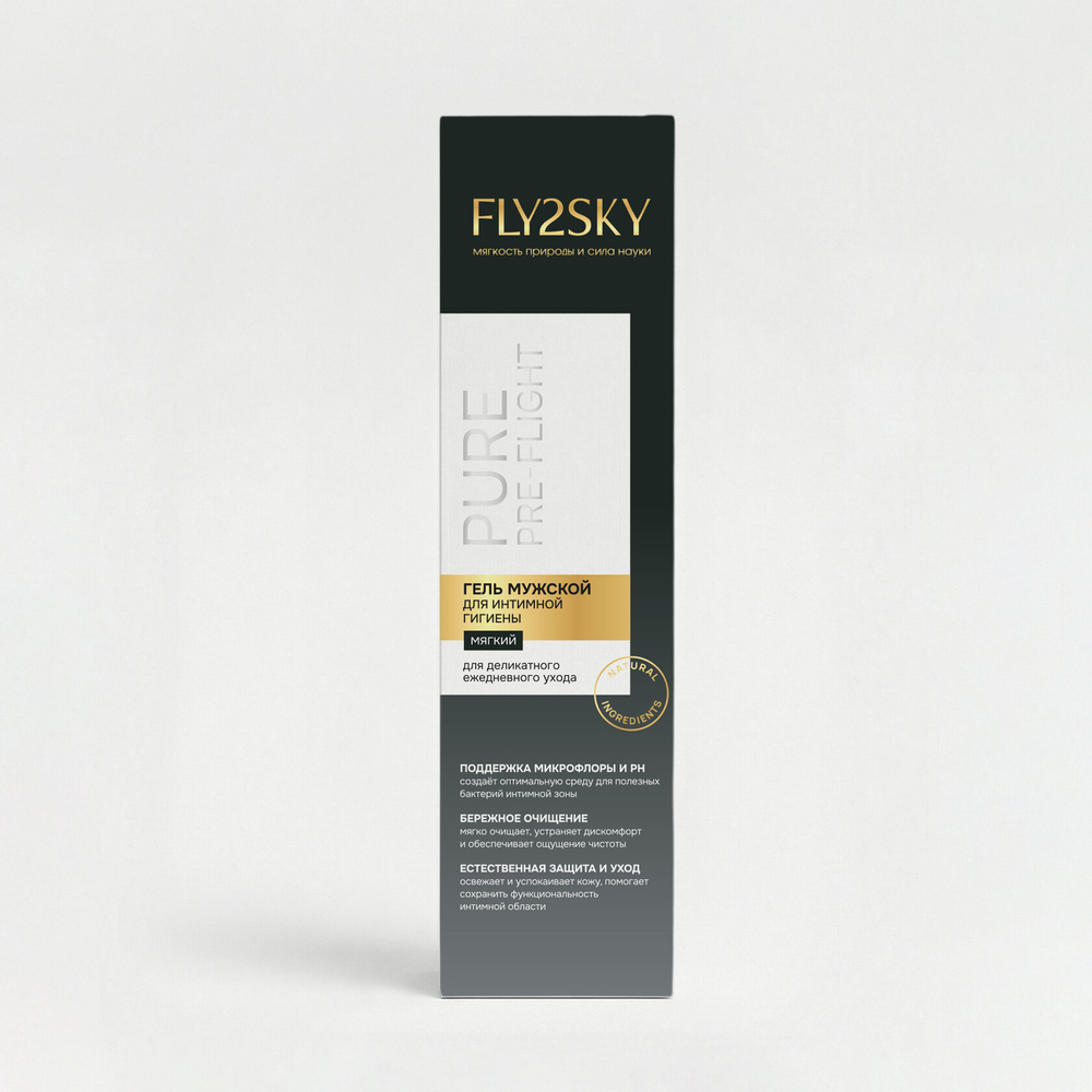 Гель для интимной гигиены мужской FLY2SKY INTIMATE SOFT GEL FOR MEN, 200 мл