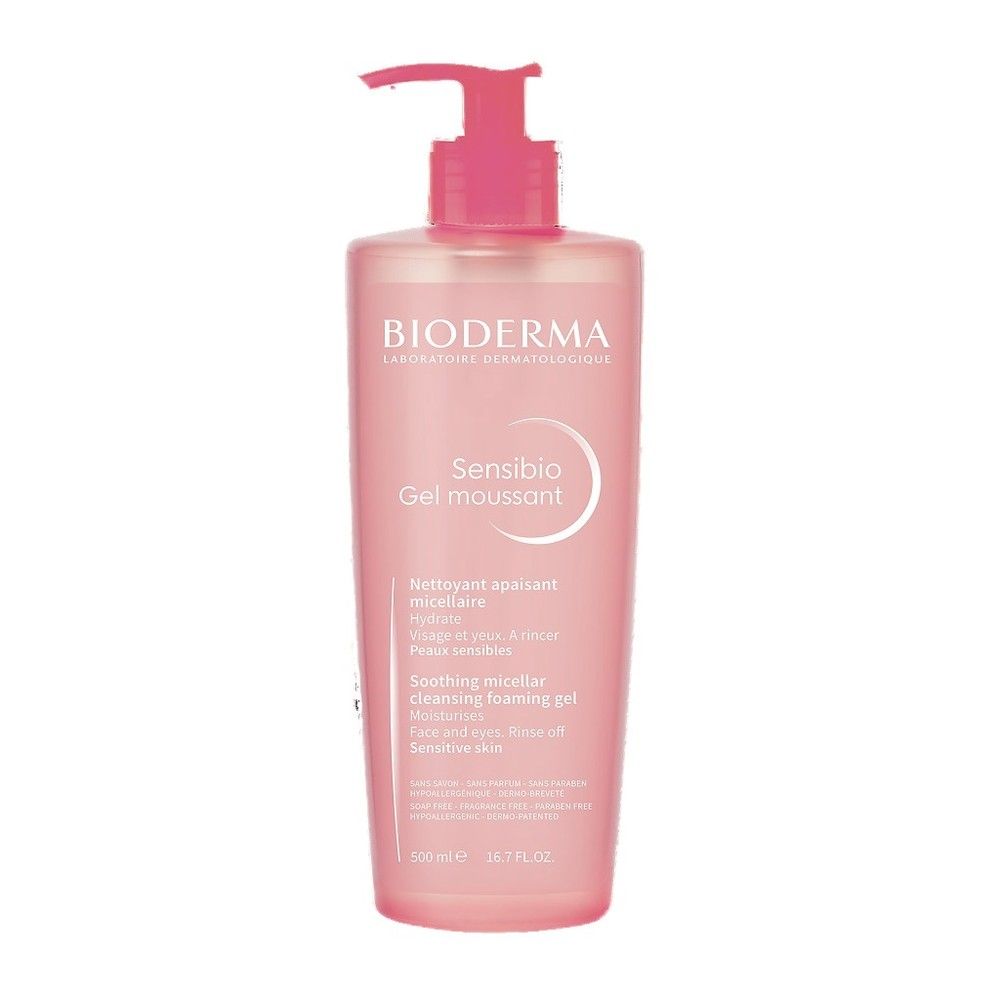 Гель для умывания Bioderma H2O Sensibio Moussant 500мл