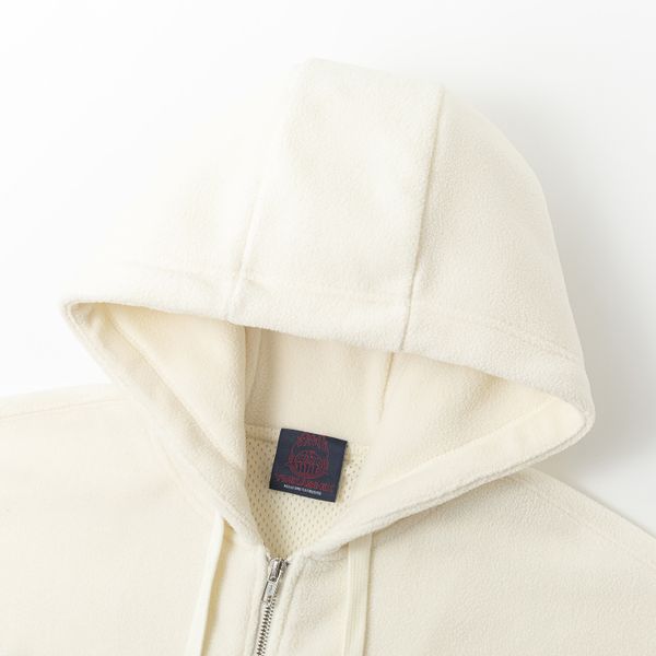 Худи Zip Original fleece белое - фото 11