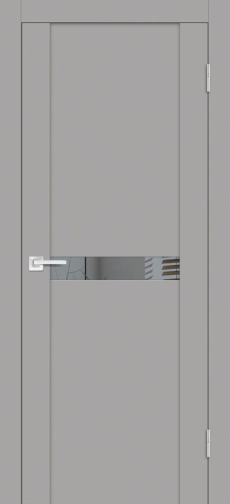 Дверь PST-3 / Цвет серый бархат / Зеркало тонированное / Двери PROFILO PORTE Дверь PST-3 / Цвет серый бархат / Зеркало тонированное / Двери PROFILO PORTE