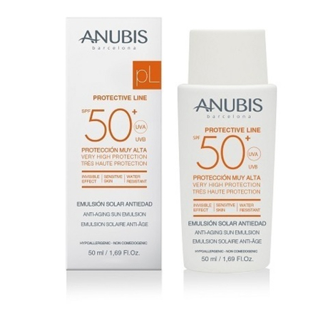 ANUBIS Солнцезащитная эмульсия антивозрастная Protective Line Anti-Aging Sun Emulsion SPF50+ 50 мл (53686)