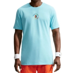 Теннисная футболка Nike Court Dri-Fit Heritage - blue gaze