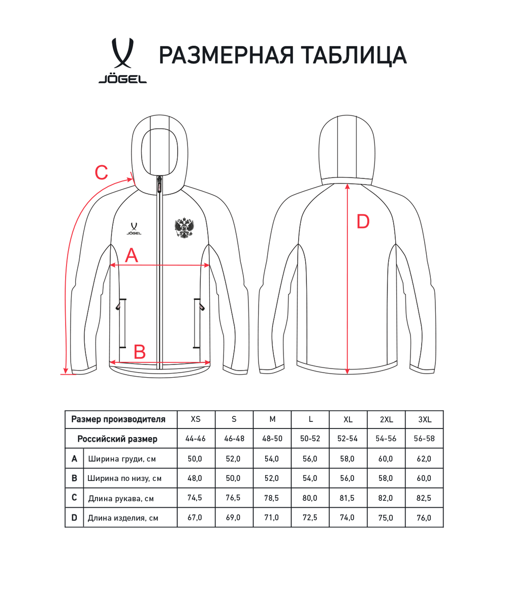 Худи на молнии JOGEL NATIONAL Essential Hooded FZ Jacket, синий/темно-синий