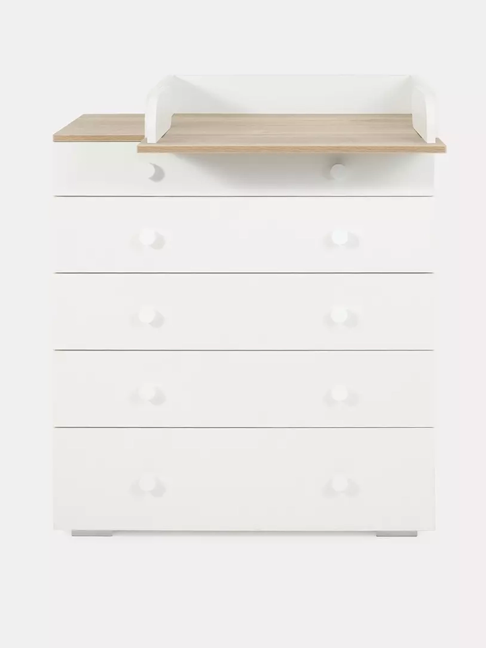 Комод RANT "LEVI" 80 см 5 ящиков с органайзером (арт.128) Cloud White
