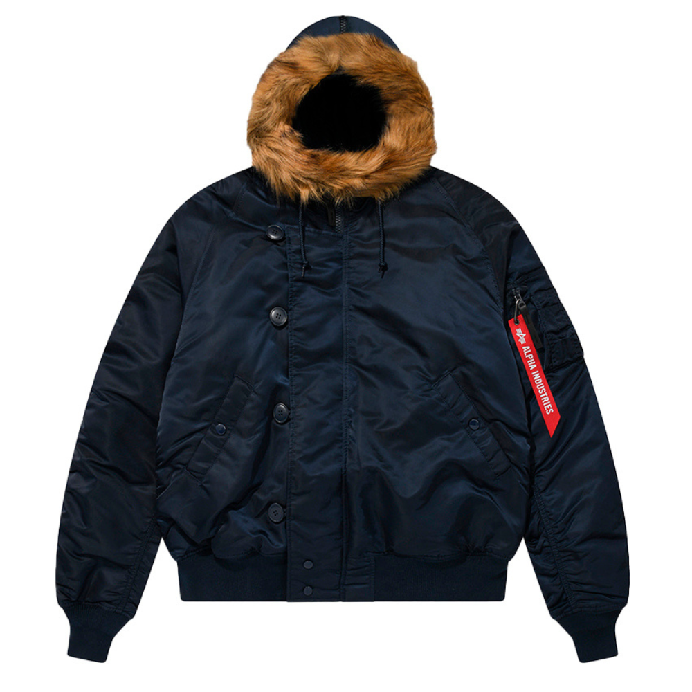Парка Alpha Industries N-2B Replica Blue (Синяя)