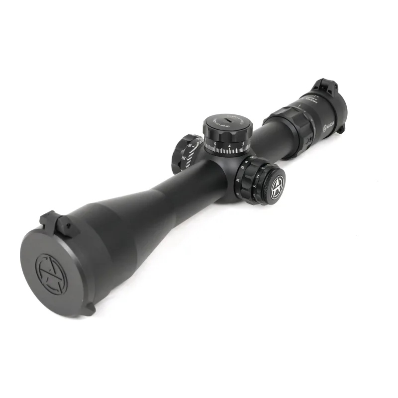 Оптический прицел ARKON Model A 3-18x50 / Аркон Модель А 3 18 на 50 - вид с закрытыми крышками объектива и окуляра