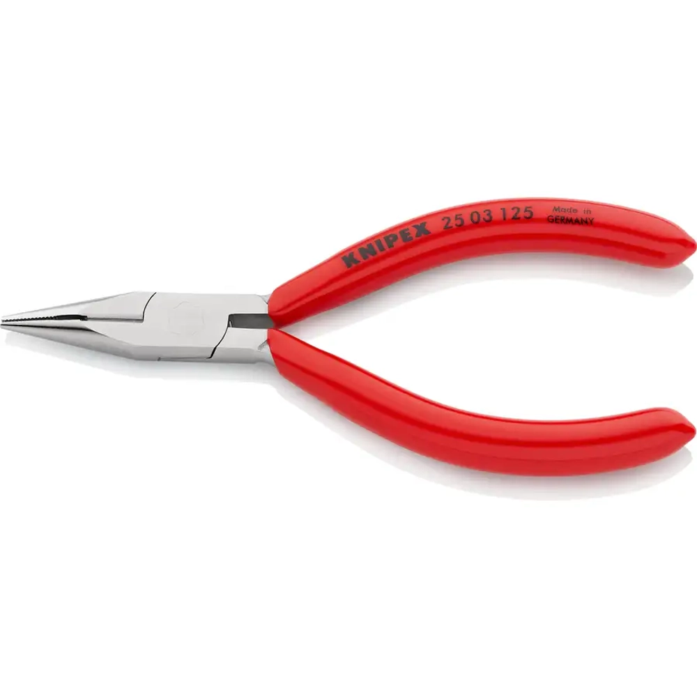 Длинногубцы хромированные 125 мм Knipex 25 03 125