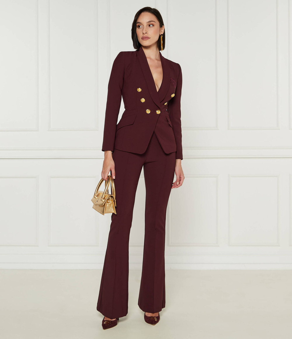 Брюки Elisabetta Franchi - бордовый(PA02246E2)