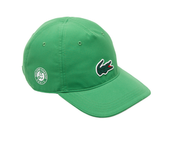 Теннисная кепка Lacoste Sport Roland Garros Edition Microfiber Cap - зеленый